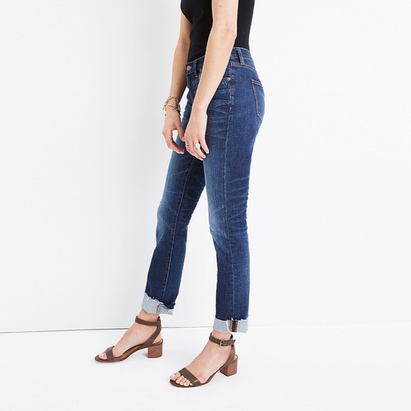 NWT - Madewell - The Slim Boyjean: Raw-Hem Edition - Size XS - Picture 3 of 7